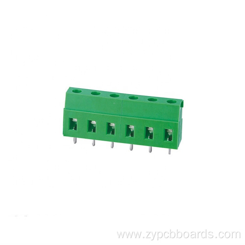 Screw terminal block HQ129R pcb type connectors 7.5/7.62